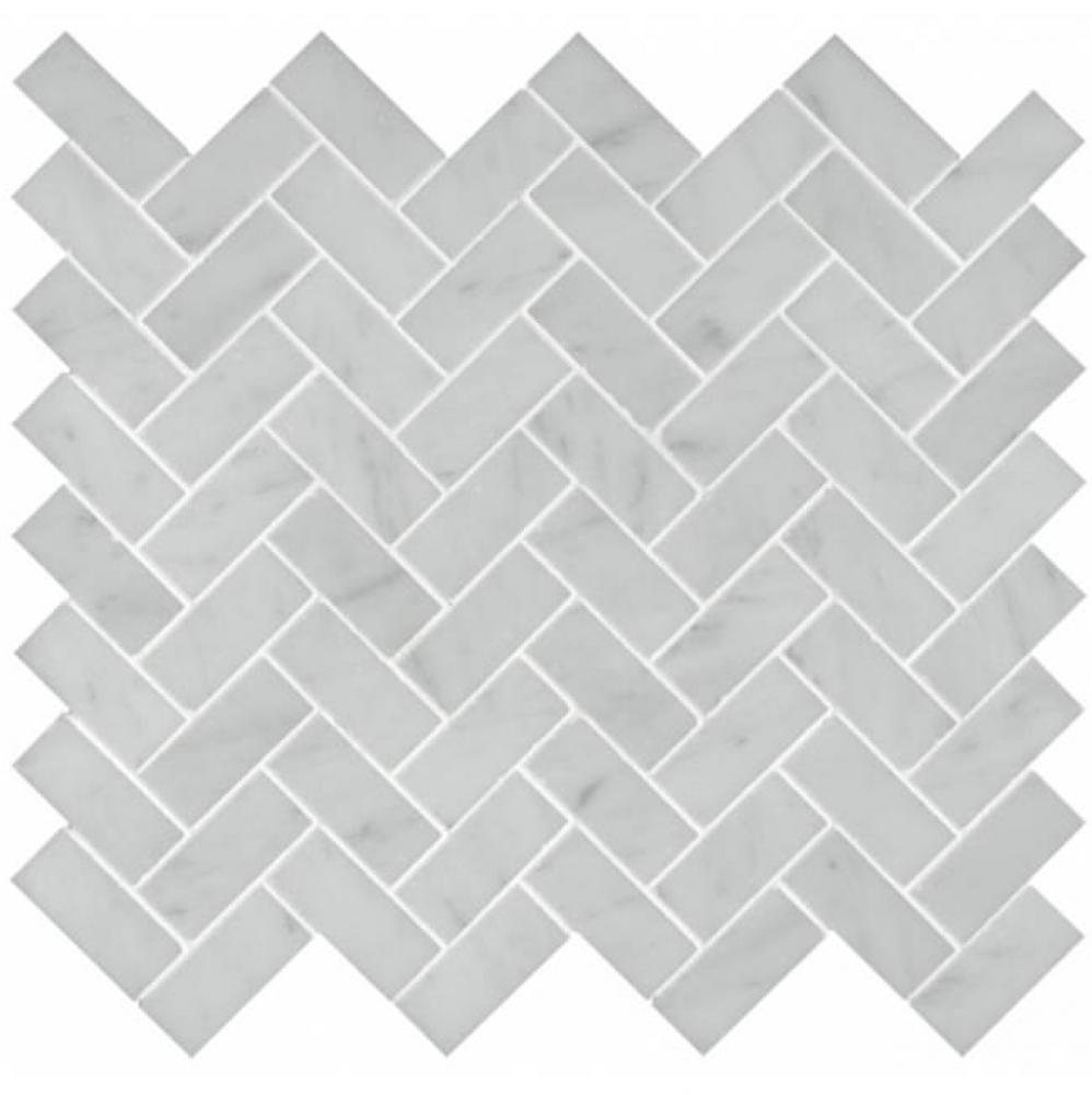 Signet 2.5cm x 6cm Herringbone Mosaic in Stone Group