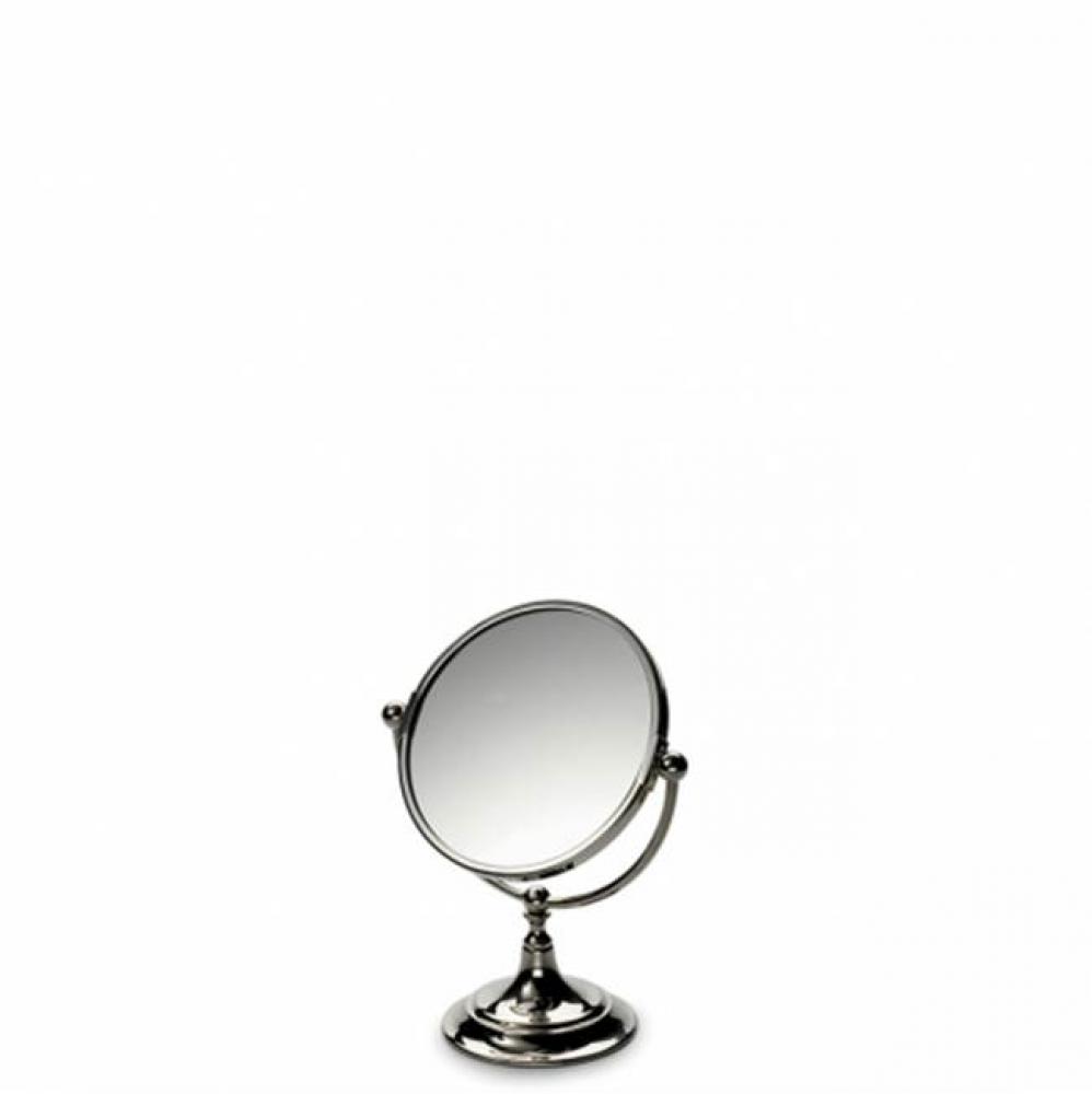 Crystal Freestanding Small Magnifying Mirror in Chrome