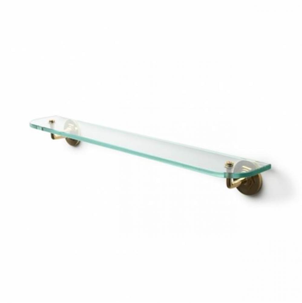 Henry Single Tier Shelf 24 in Chrome