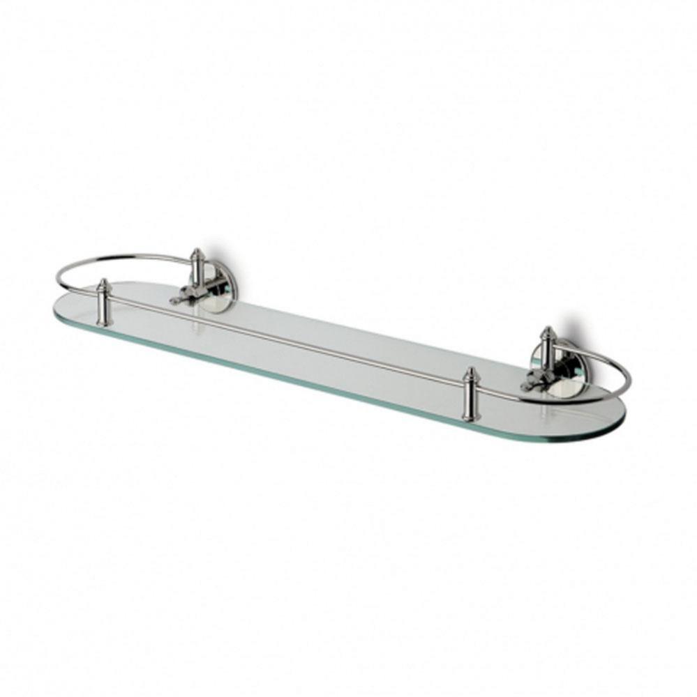 Olympia Single Tier Shelf 23 1/2'' in Shiny