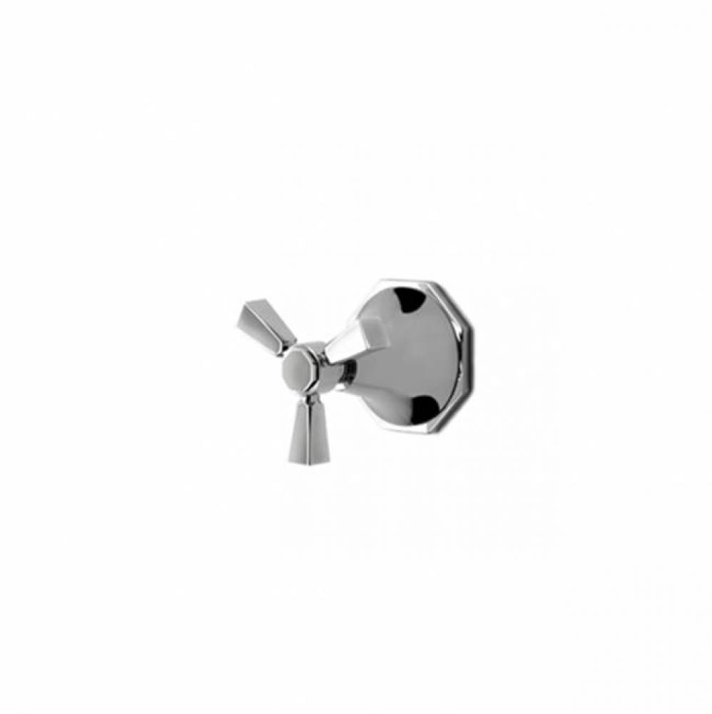 Roadster Volume Control Valve Trim with Metal Tri-spoke Handle in