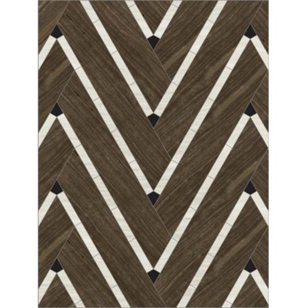 Aqualinea Chevron Mosaic in Stone Group 1 and