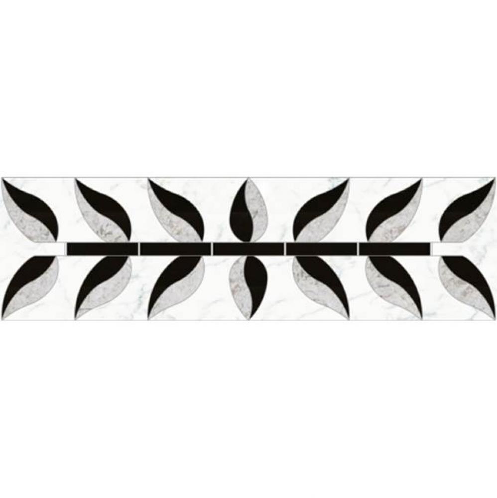 Aqualinea Acanthus Border 3'' x 12 1/4'' in Stone Group 1 and