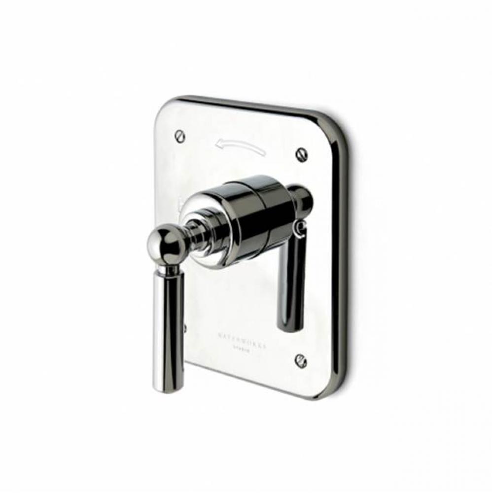 Ludlow Pressure Balance Control Valve Trim with Metal Lever Handle in