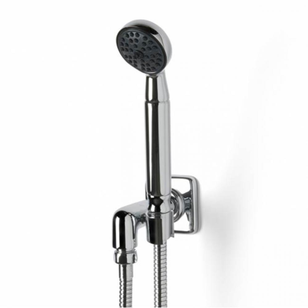 Ludlow Handshower On Hook with Metal Handle in