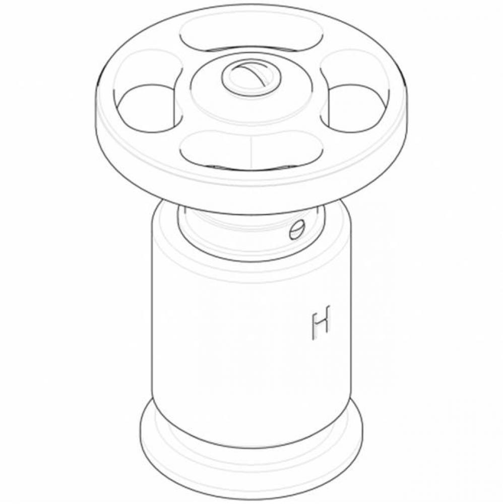 Service Parts Metal Wheel Handle with Hot Indice in
