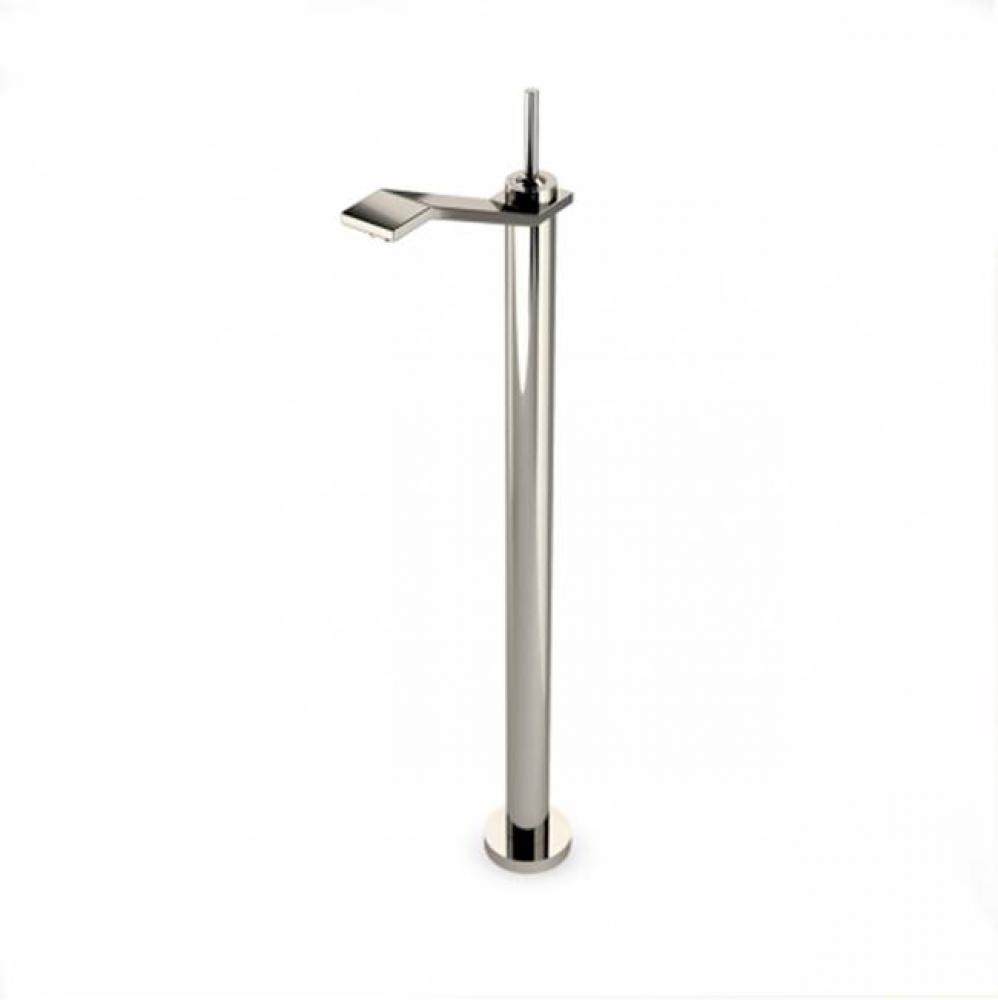 Formwork Floor Mounted Exposed Tub Filler with Metal Joystick Handle in