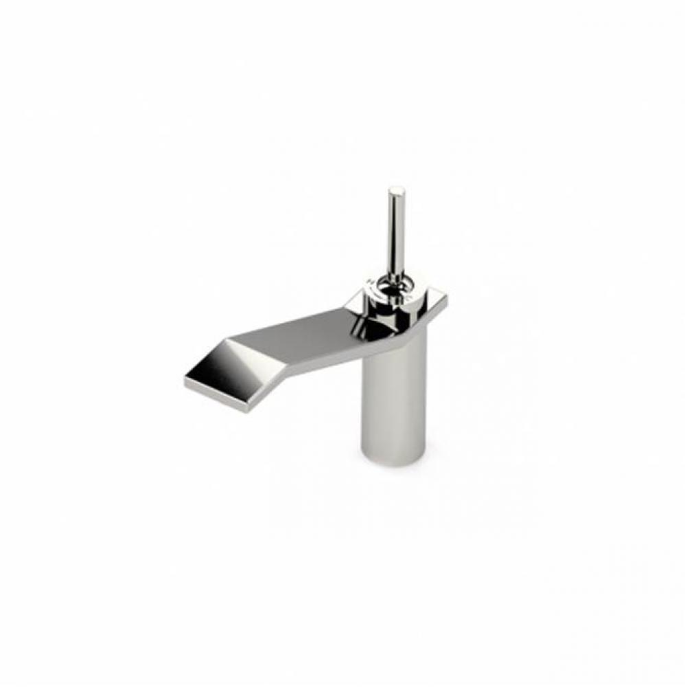 Formwork Deck Mounted Exposed Tub Filler with Metal Joystick Handle in Matte