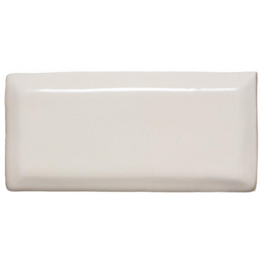 Archive Field Tile 2 x 4 1/4 Beveled in Clear Glossy Crackle