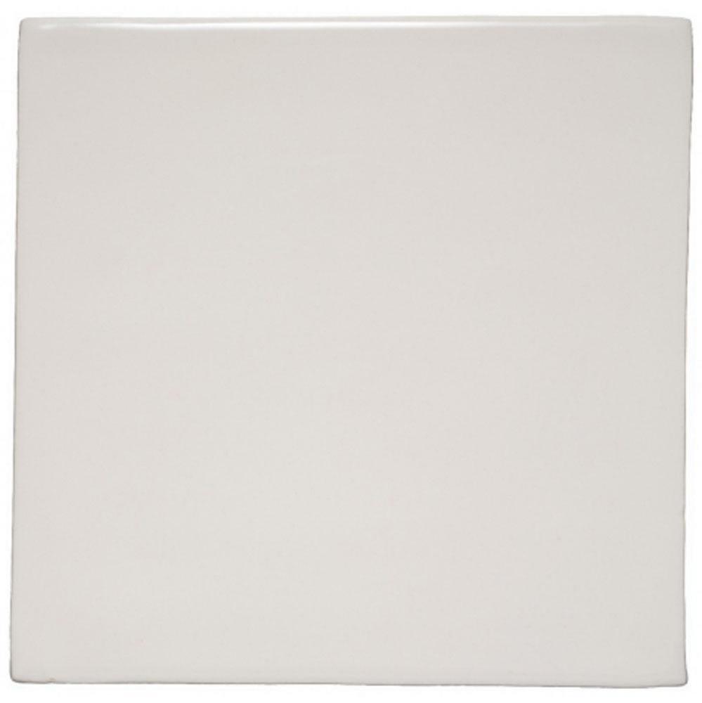 Archive Instock Field Tile 6 x 6 Bullnose Single in White Glossy Solid