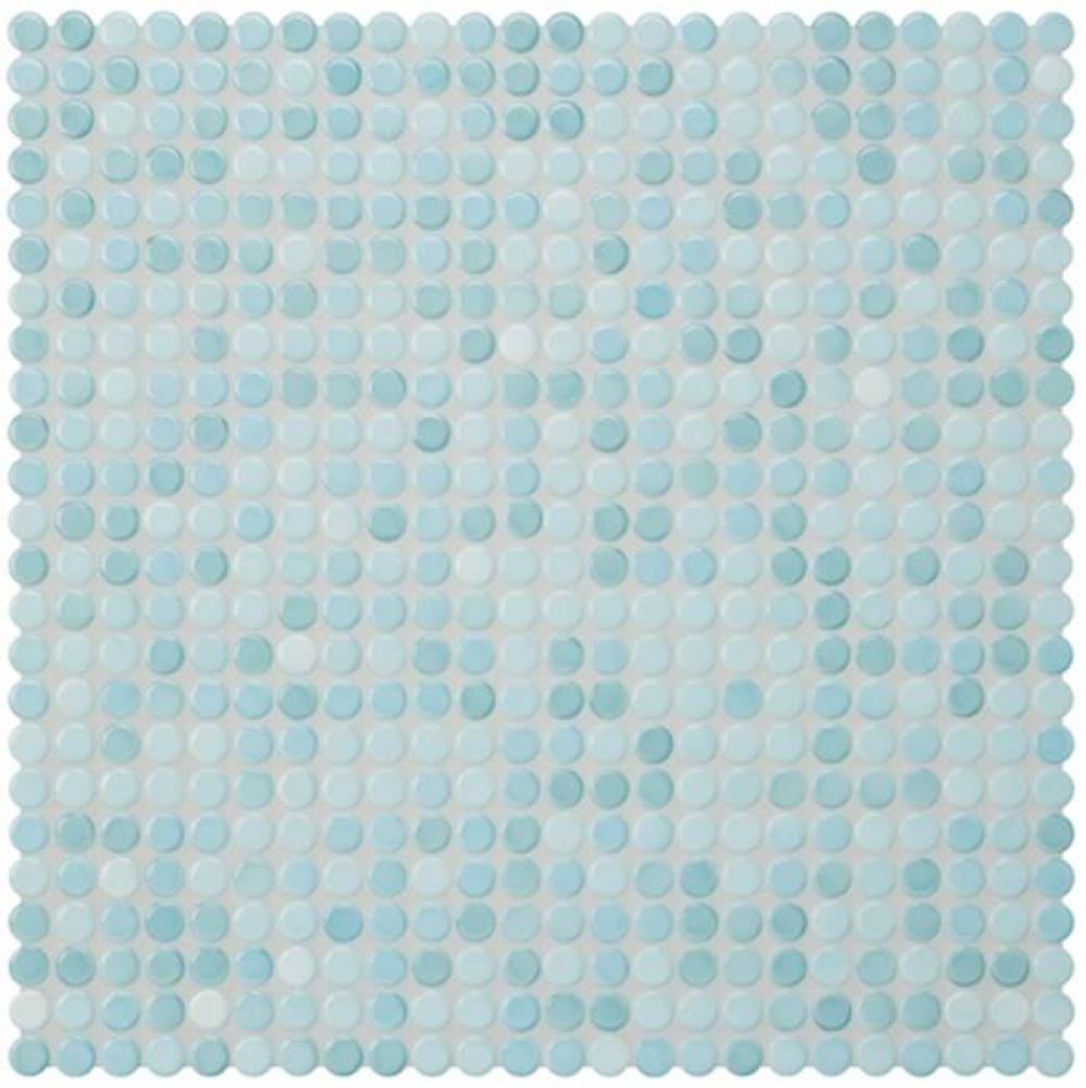 Penny Tile 1/2'' Penny Mosaic in Skye Glossy