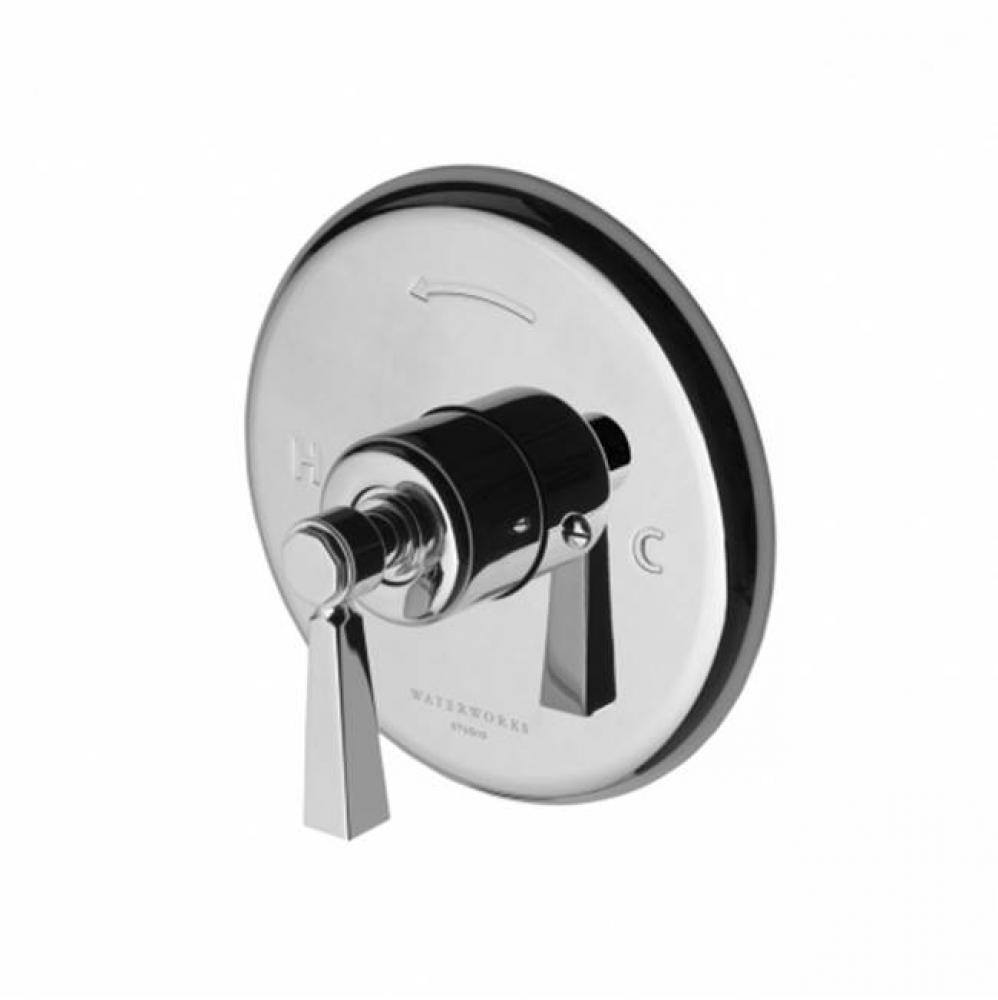 Roadster Pressure Balance Control Valve Trim with Metal Lever Handle in