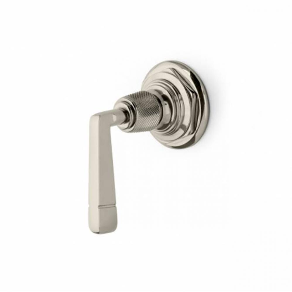R.W. Atlas Volume Control Valve Trim with Metal Lever Handle in Burnished Nickel
