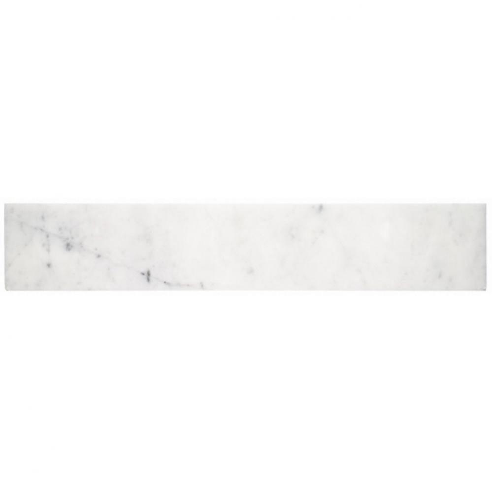 Keystone Field Tile 3 x 16 x 3/8 in Carrara Polished