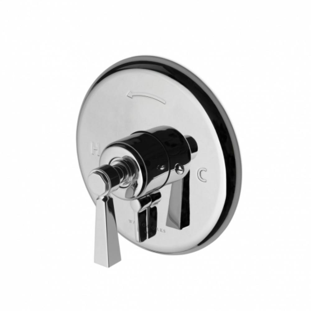 Roadster Pressure Balance Trim, Valve and Tub Spout Package, Lever Handle in