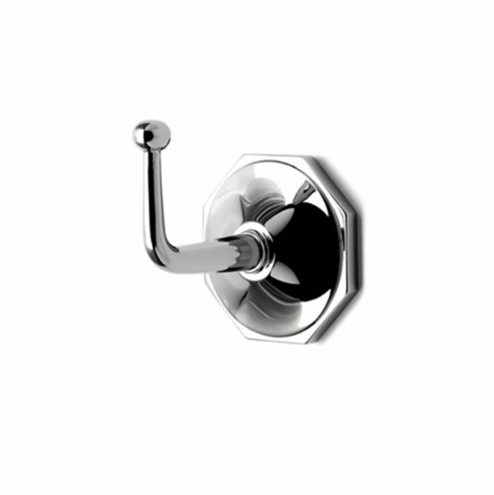 Roadster Single Robe Hook in Unlacquered