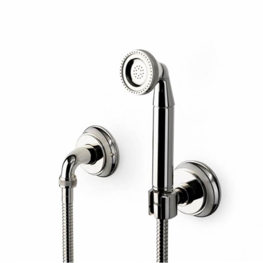 Aero Retro Handshower On Hook with Metal Handle in