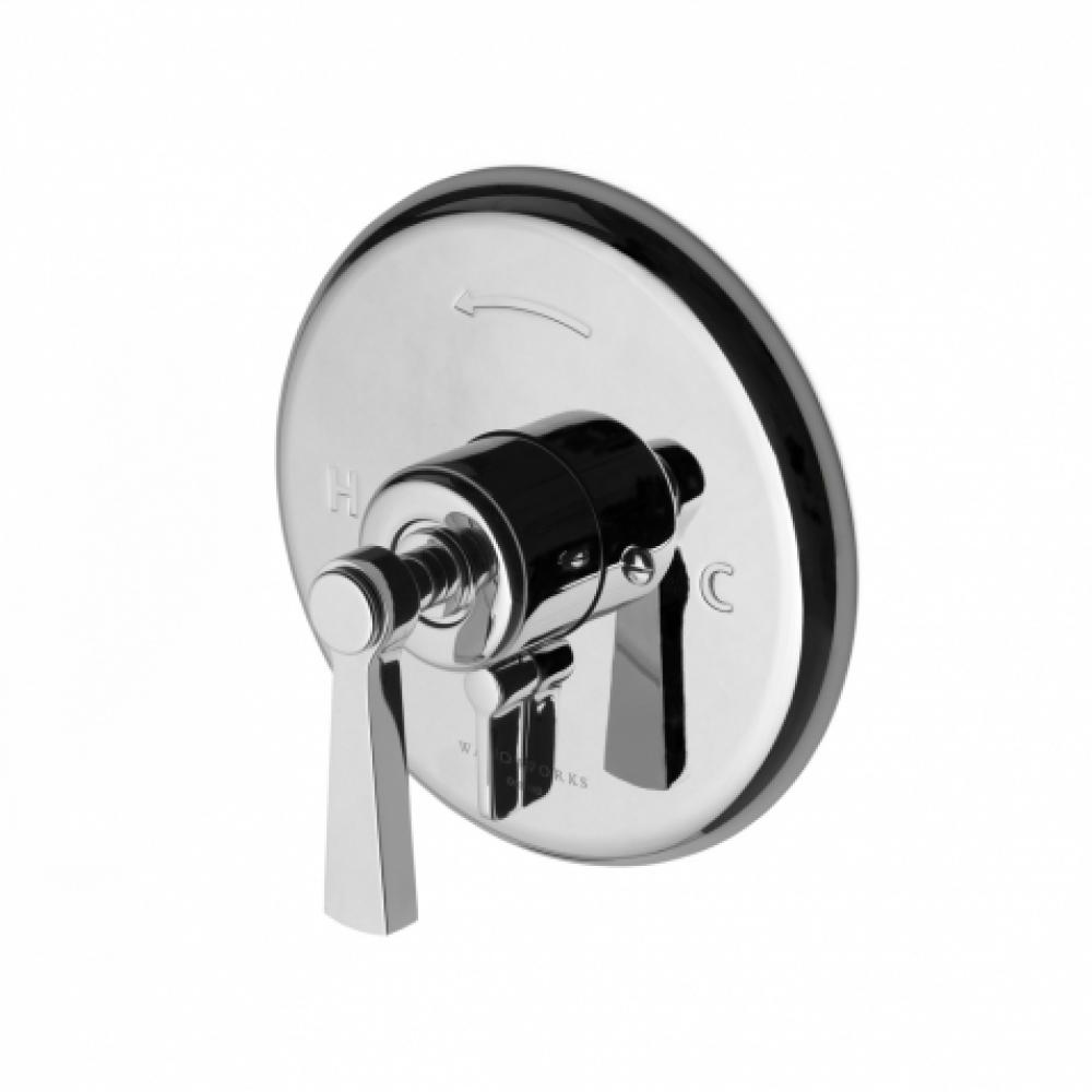 Transit Pressure Balance with Diverter Trim with Metal Lever Handle in