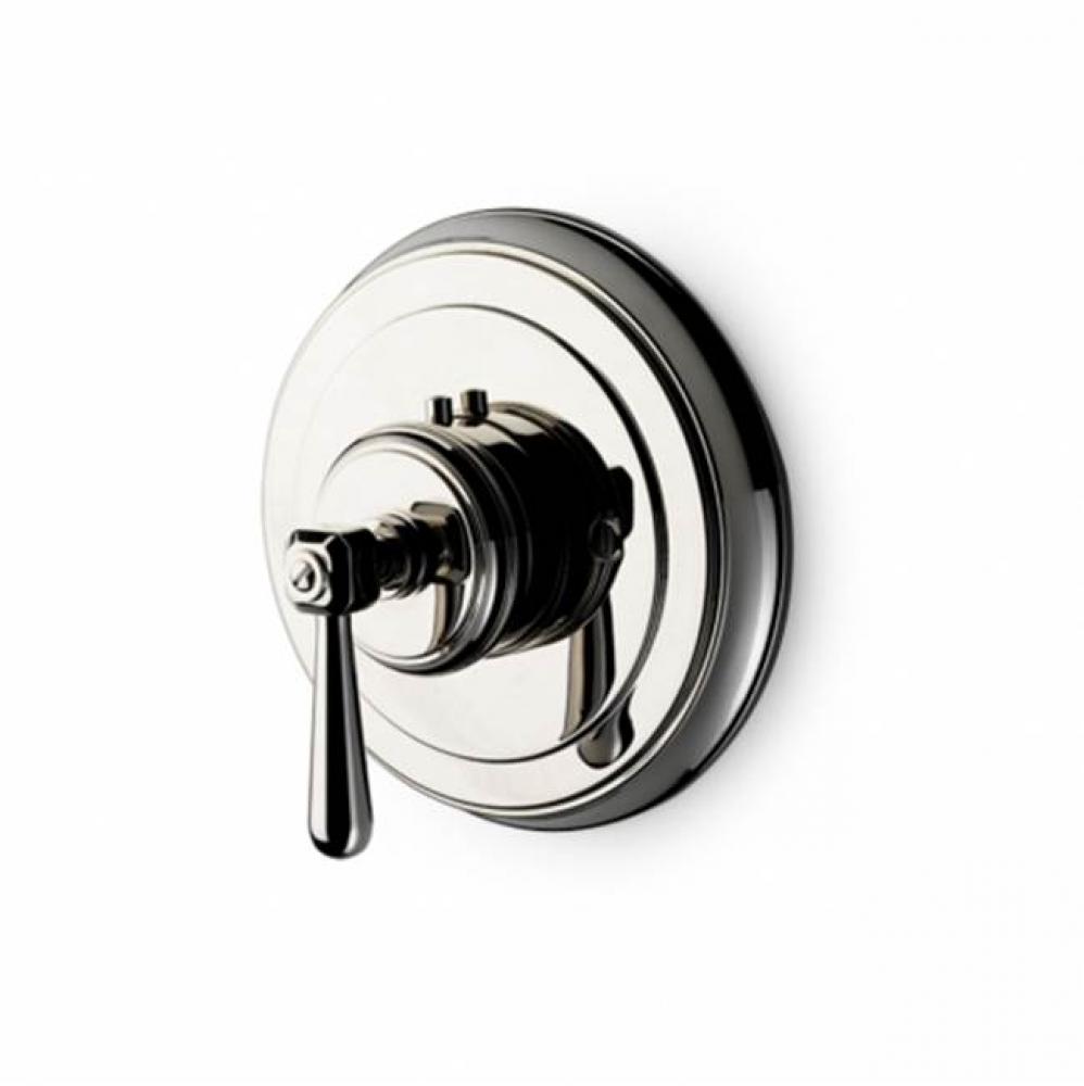 Aero Retro Thermostatic Control Valve Trim with Metal Lever Handle in