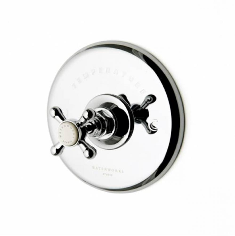 Highgate Thermostatic Control Valve Trim with Metal Cross Handle in