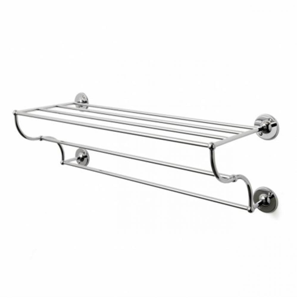 Highgate 24'' Metal Hotel Rack in Unlacquered