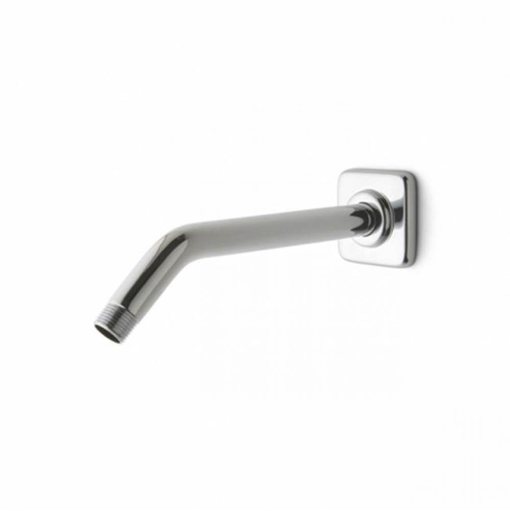 Ludlow Wall Mounted Shower Arm and Flange in Unlacquered