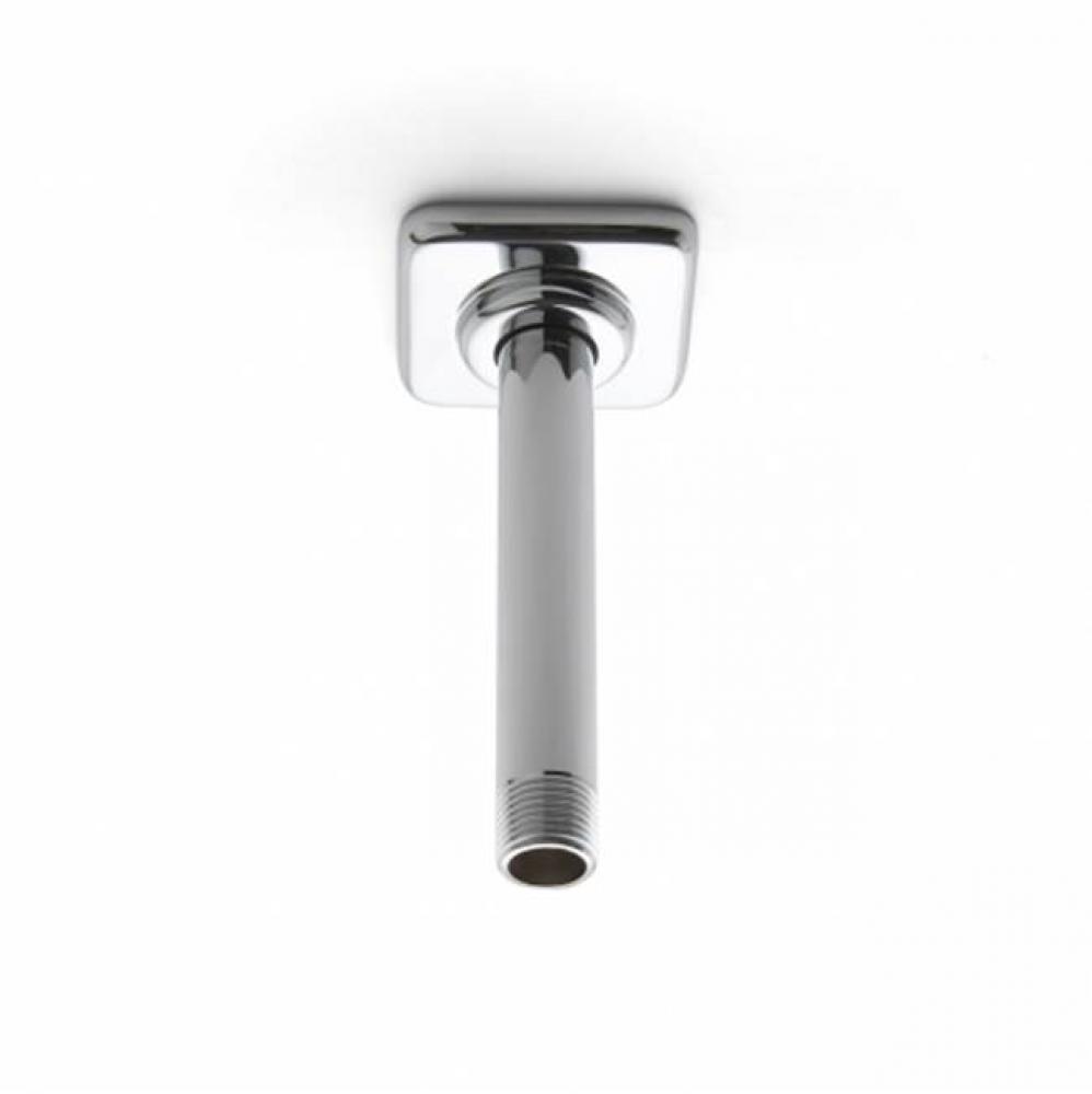 Ludlow 6'' Ceiling Mounted Shower Arm and Flange in Unlacquered