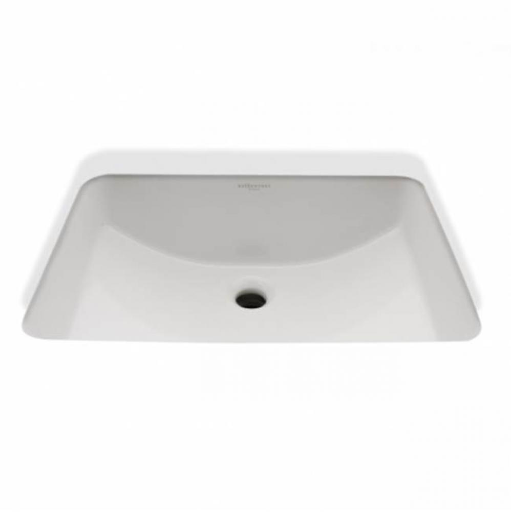 Clara Undermount Rectangular Vitreous China Lavatory Sink Single Glazed 20 1/16'' x 14