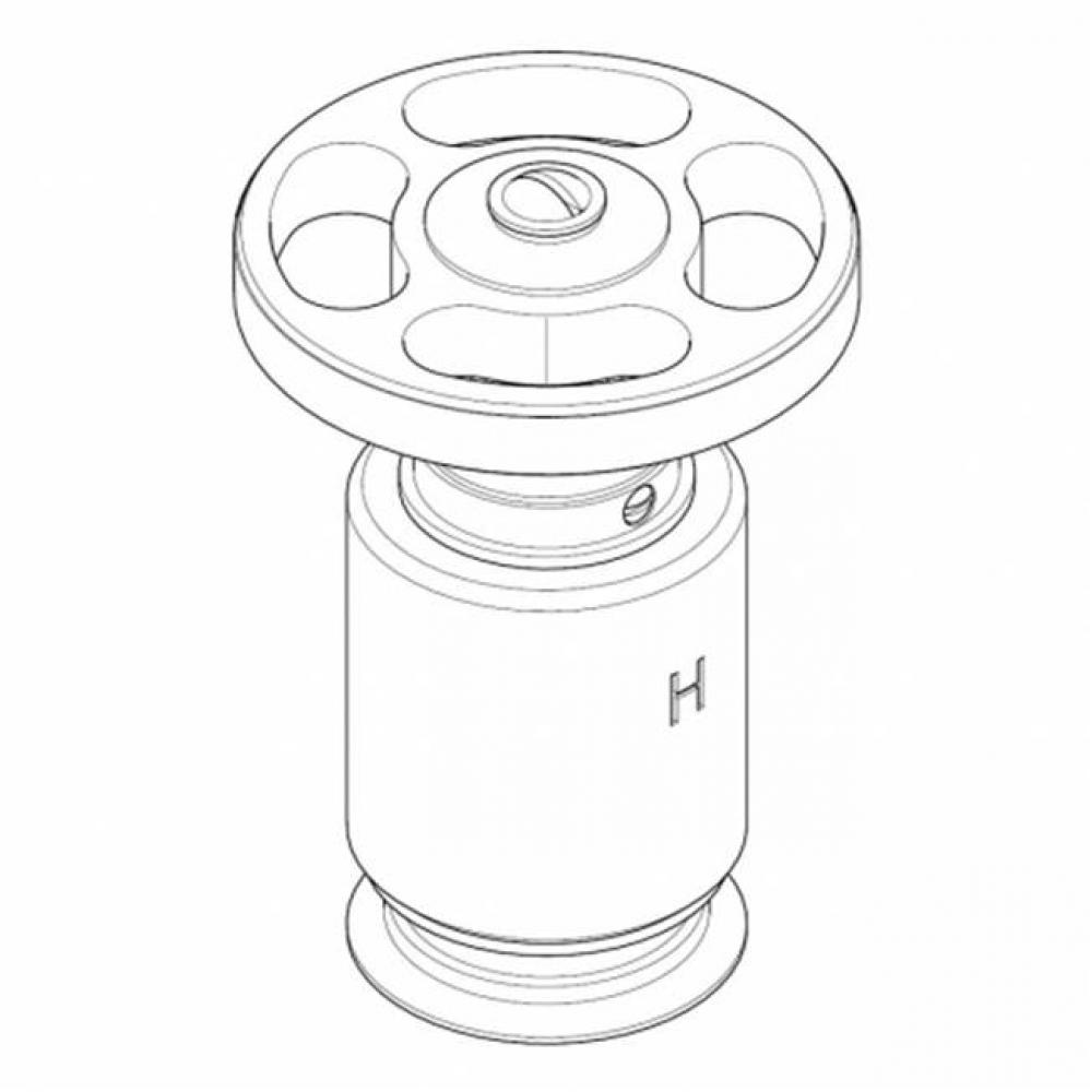 Service Parts Metal Wheel Handle with Hot Indice in