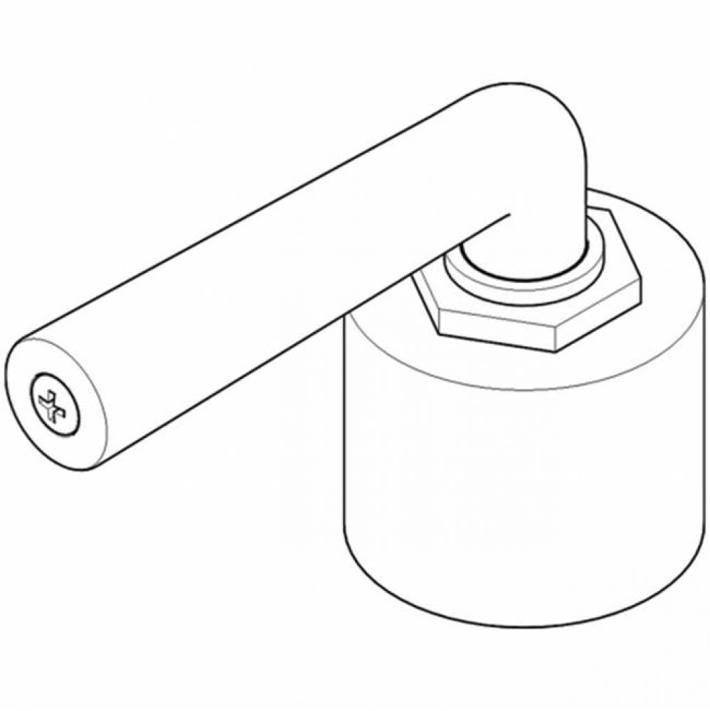 Service Parts Lever Handle with Teak Cylinder Handle Kit in