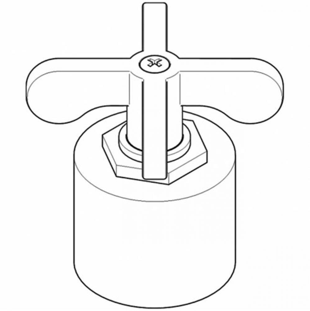 Service Parts Cross Handle with Teak Cylinder in