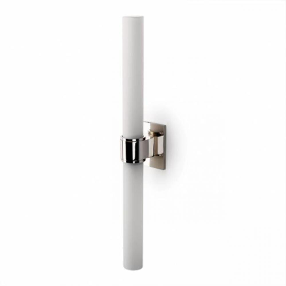 Opus Wall Mounted Double Sconce with Glass
