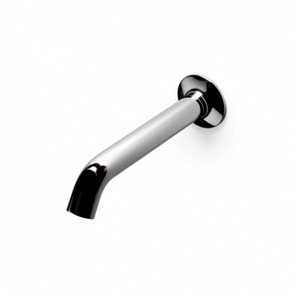 .25 Wall Mounted Tub Spout in Unlacquered Brass