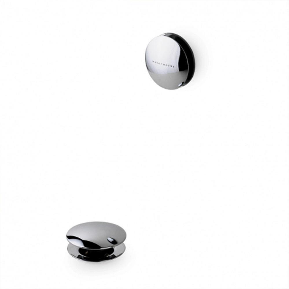 .25 Push-Touch Waste and Overflow in Chrome