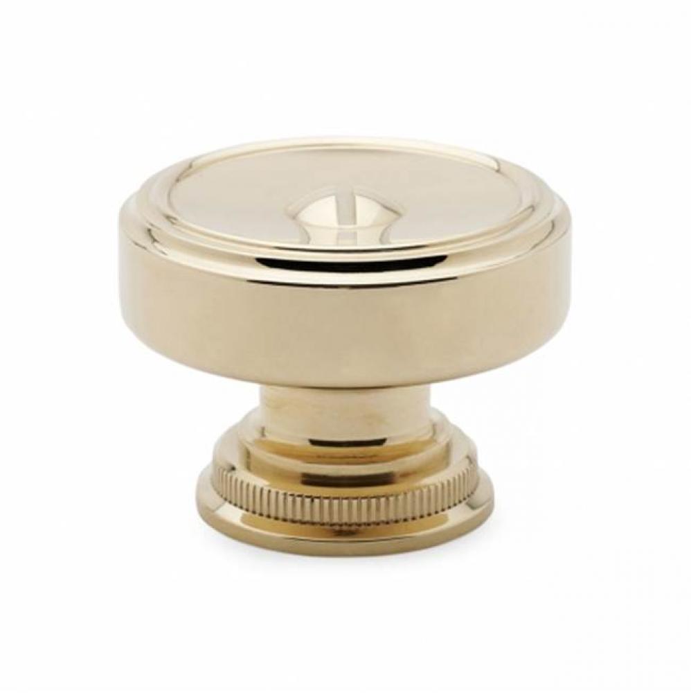 R.W. Atlas 1 5/8'' Rosette Knob in Unlacquered