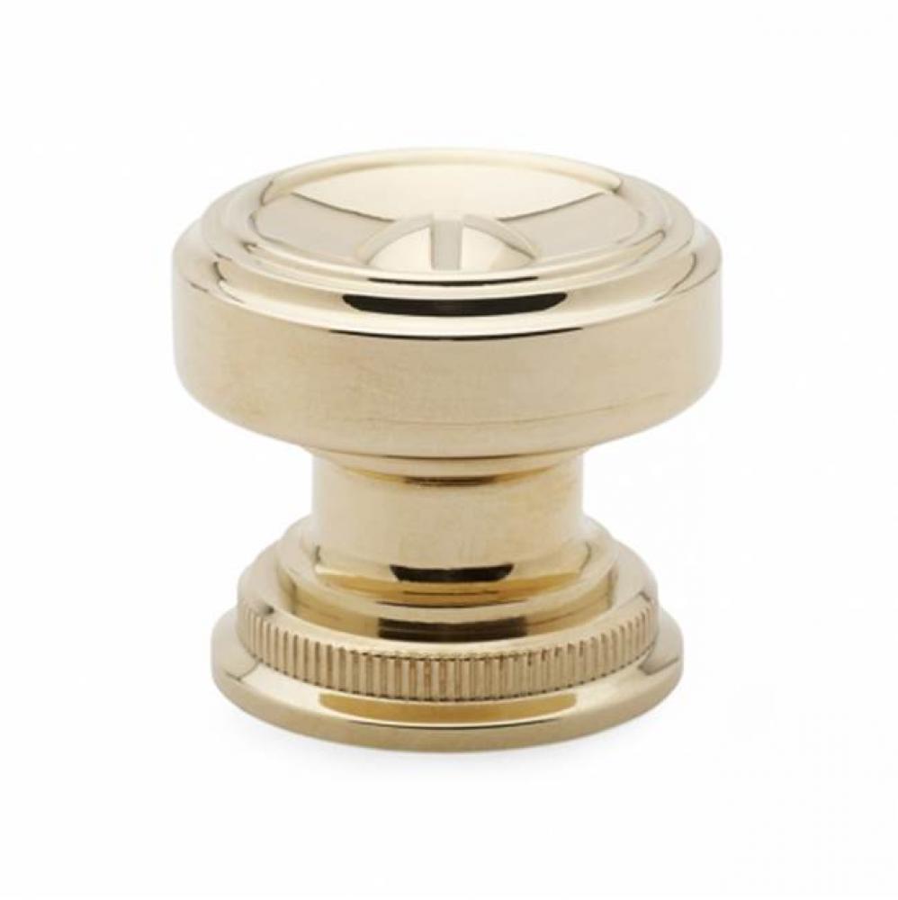 R.W. Atlas 1 1/4'' Rosette Knob in Unlacquered