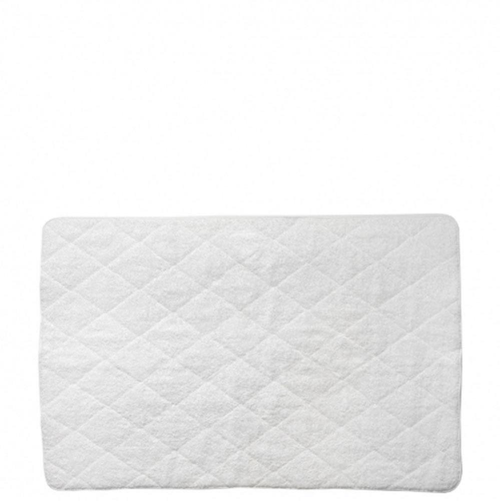 Gotham Bath Mat 36 x 24 in White/White - Quilted
