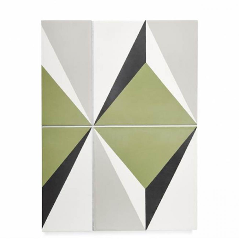 Promenade Decorative Field Tile V8 8'' x 8'' Matte