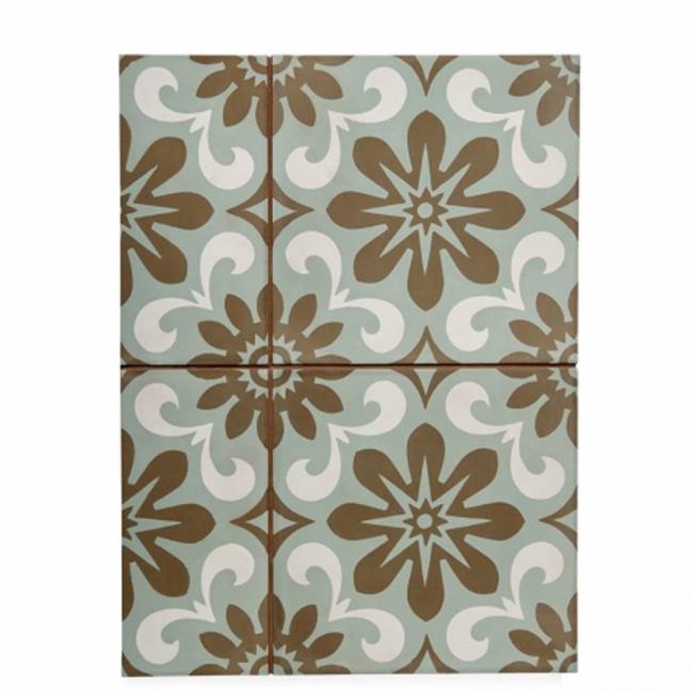 Promenade Decorative Field Tile Sunflower 8'' x 8'' Matte