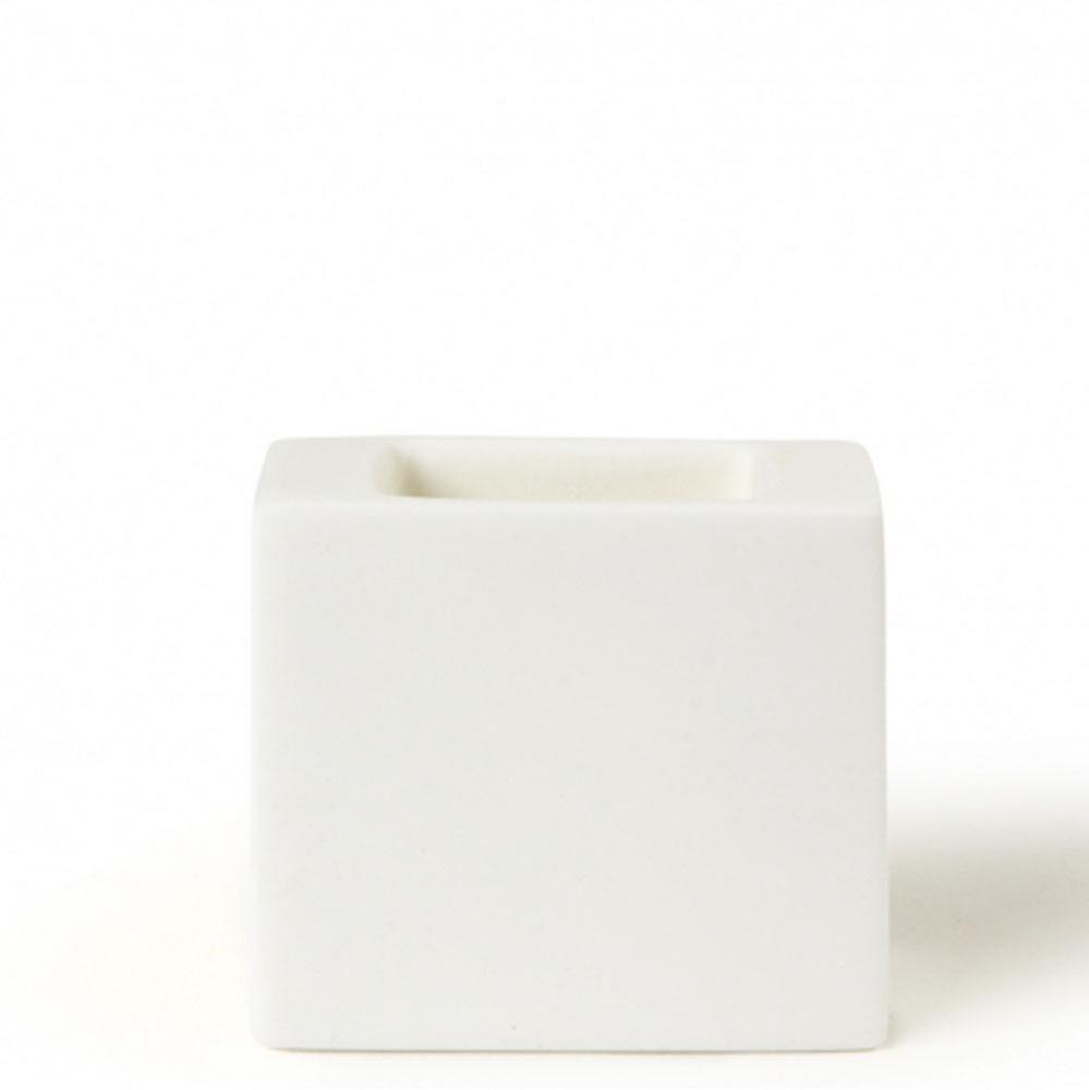 Resin Toothbrush Holder in White