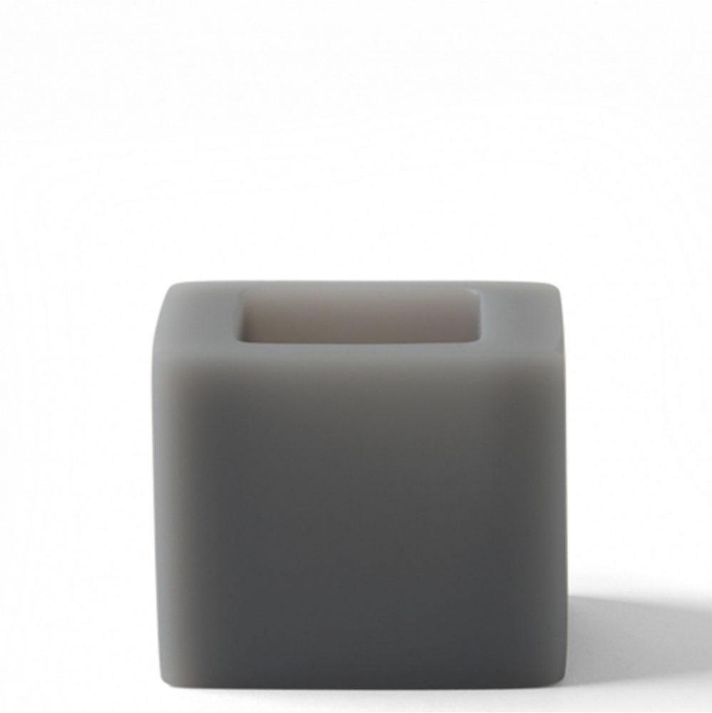 Resin Toothbrush Holder in Soft Gray