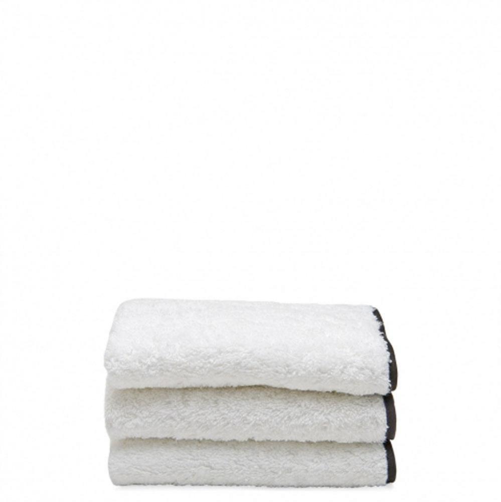 Gotham Cotton Wash Towel in White/Slate