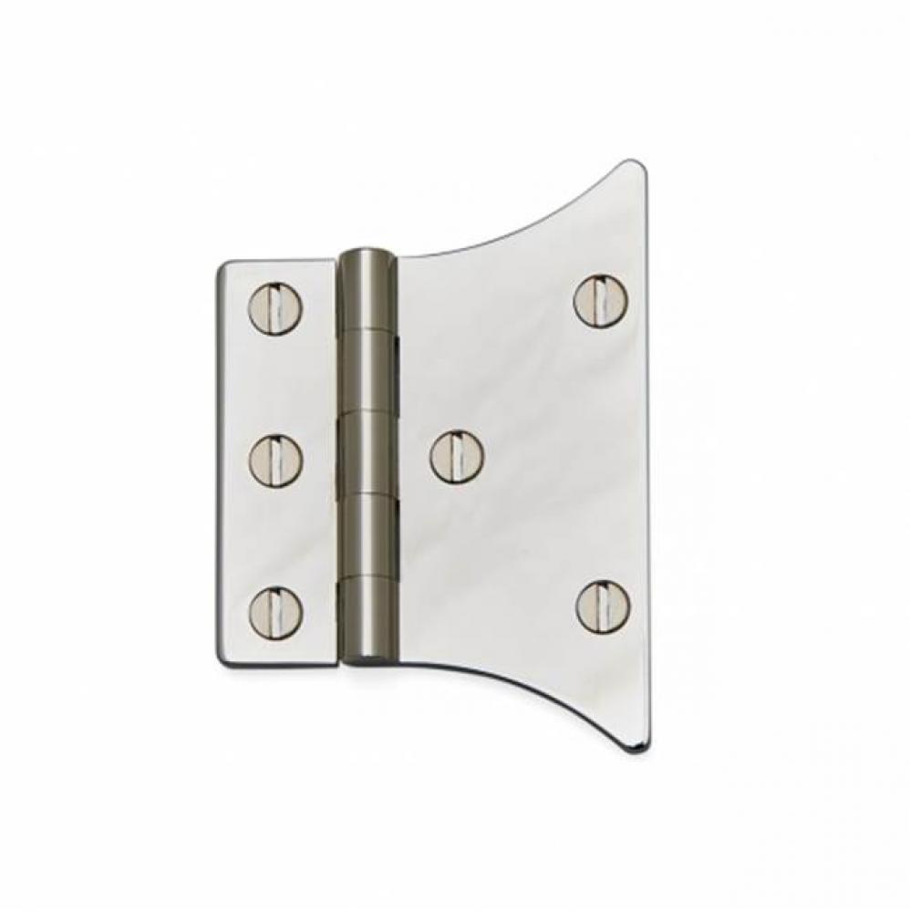 Salem 3 Hinge in Unlacquered Brass