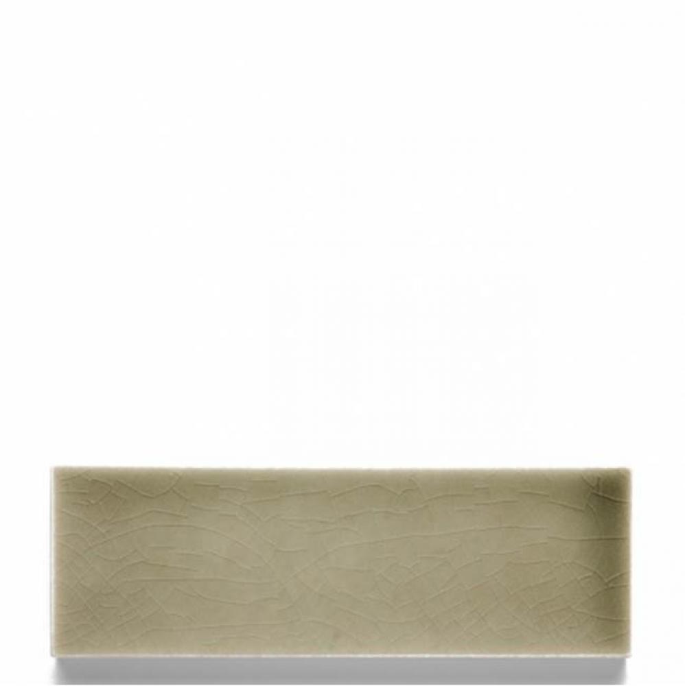 District Tile Bullnose Single Long 2'' x 6'' in Birch Glossy