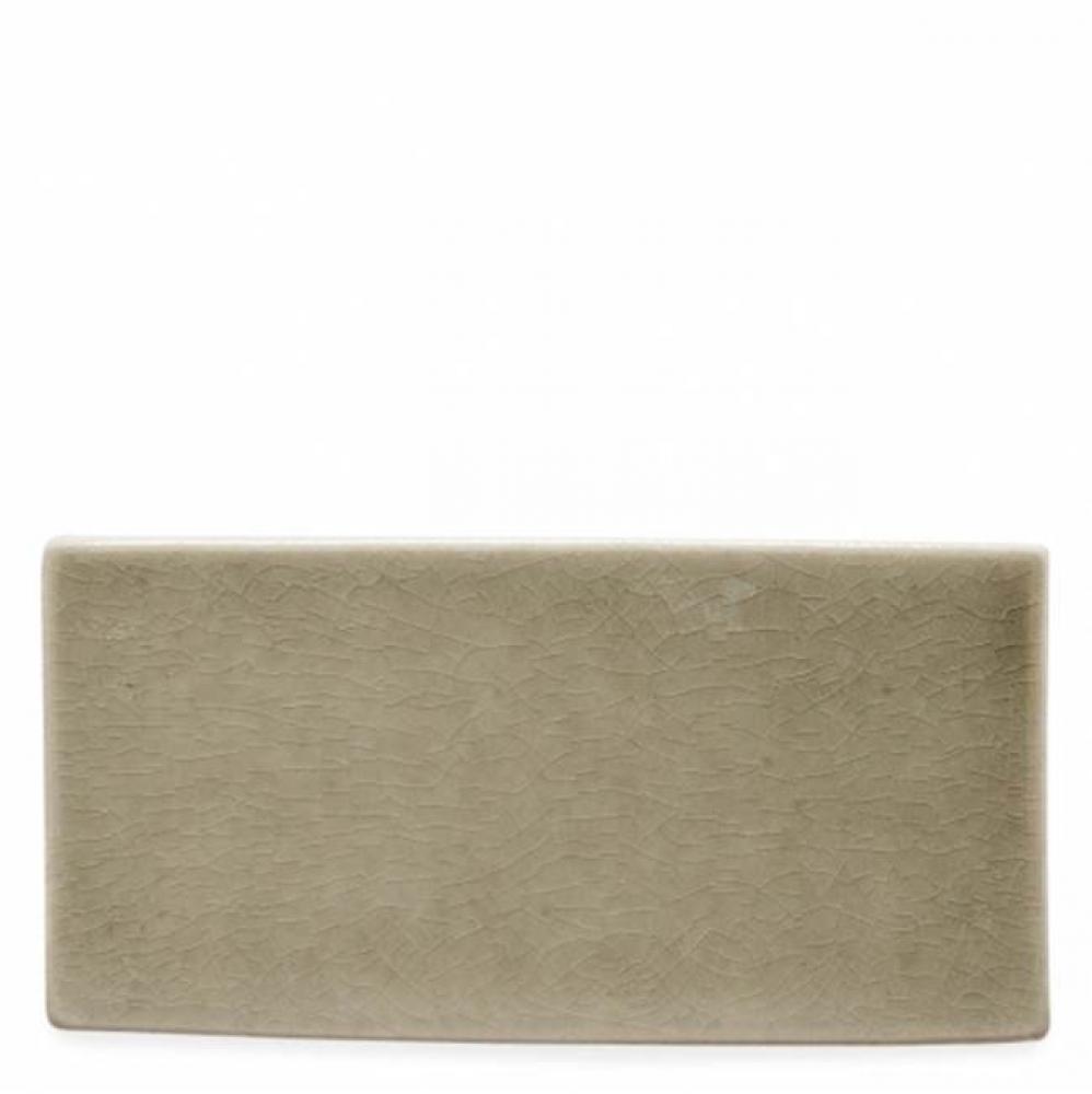 District Tile Bullnose Single Short 4'' x 8'' in Hickory Glossy
