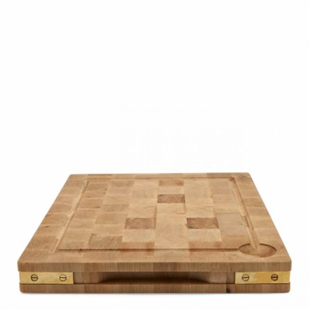 Dash Cutting Board with Brass
