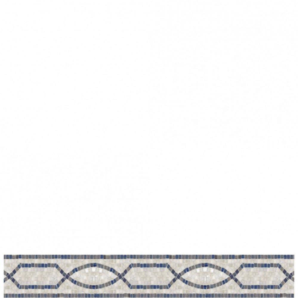 Parramore Chinoiserie Border 4 x 12 in Stone Group 1, 2, 3, and 4