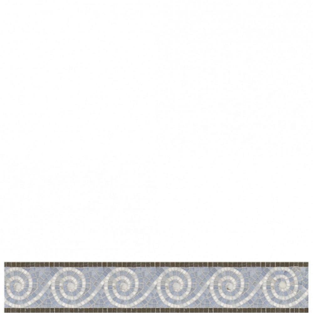 Parramore Swirl Border 6 x 12 in Stone Group 1, 2, 3, and 4
