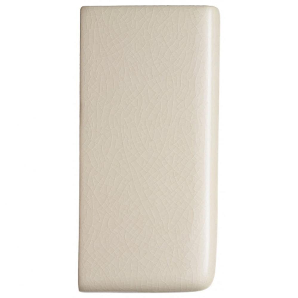 Architectonics Handmade Instock Field Tile 3 x 6 Bullnose Corner (Right) in Mykonos Glossy Solid (