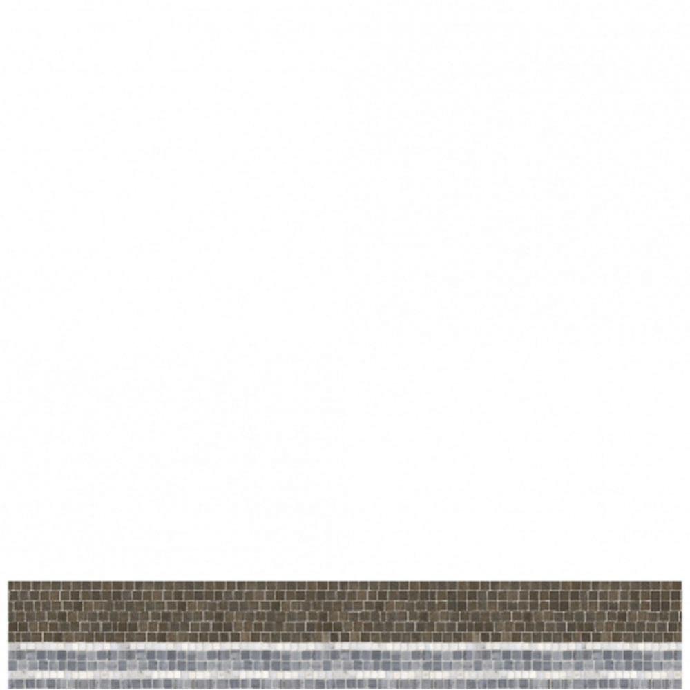 Parramore Monogram Border 5 3/4 x 12 in Stone Group 1, 2, 3, and 4
